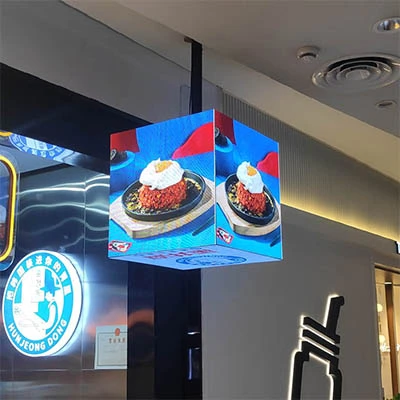 Storefronts के लिए मैजिक क्यूब एलईडी डिस्प्ले स्क्रीन
